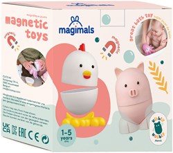 Clics juguete magnético Magimals animales de granja juguete de baño
