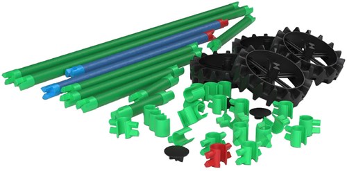 Clics juguete de construcción Spaghetteez Bendy Buggy palitos flexibles 34 piezas-2