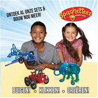 Clics palitos de construcción - Spaghetteez set flexible 200 piezas