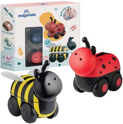 Juguete magnético Clics Magimals Wheely Insects Box - Set de insectos de 6 piezas