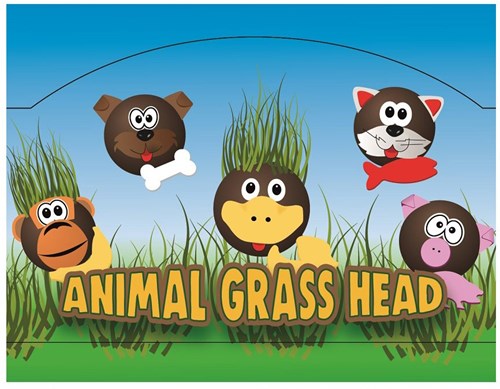 Amigos del césped cuidado animal fieltro marrón juego jardín niños