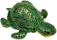 Peluche animales marinos con purpurina juguete multicolor 8-10 cm-2