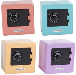 Mini caja fuerte hucha con código secreto - caja fuerte juguete 9cm