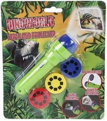 DinoWorld proyector linterna con 24 imágenes 11,5cm juguete