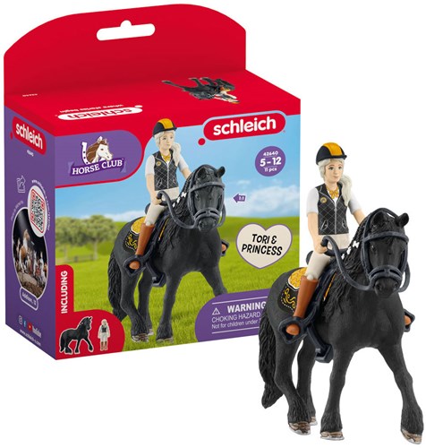 Schleich juguete de caballos Horse Club Tori y Princesa 42640-3