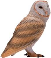 Mojo Wildlife lechuza común - búho de juguete realista para niños-2