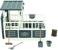Mojo establo de caballos juguete - set granja caballos plástico-3