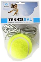Pelota de tenis con elástico entrenador amarillo para niños y adultos