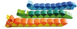 Eduplay puzzle animal de madera serpiente - juguete colorido para niños