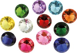 Eduplay set de diamantes juguete - 12 piezas de 60 mm - educativo