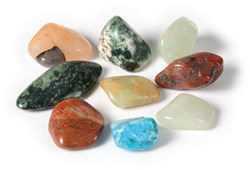 Eduplay juguete piedras preciosas - piedras grandes en bolsa de organza