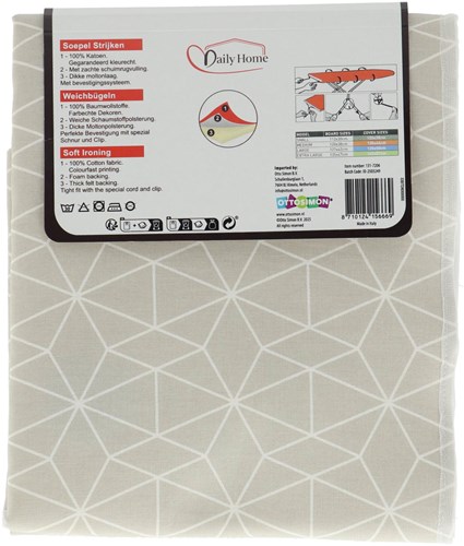 Daily Home molton de planchado - funda para tabla 130x45 cm algodón-2