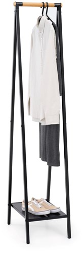 Brabantia perchero Linn compacto - negro armario bambú-2
