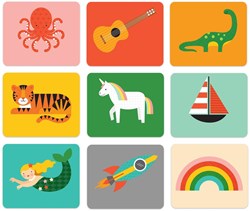 Petit Collage juego de mesa - Adivina Quién Soy Juego infantil cartón