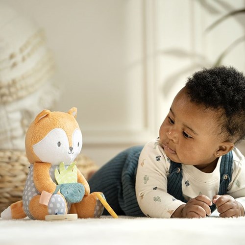 Ingenuity peluche juguete de actividad bebé Calm Springs Kitt multicolor-3