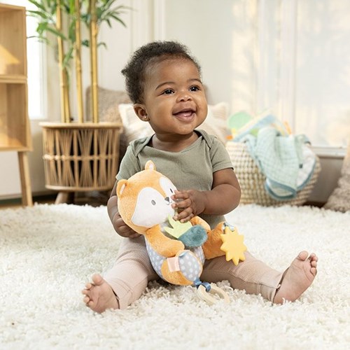 Ingenuity peluche juguete de actividad bebé Calm Springs Kitt multicolor