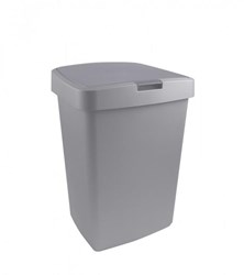 Sunware cubo de basura Delta 50 litros gris - gran cubo de plástico