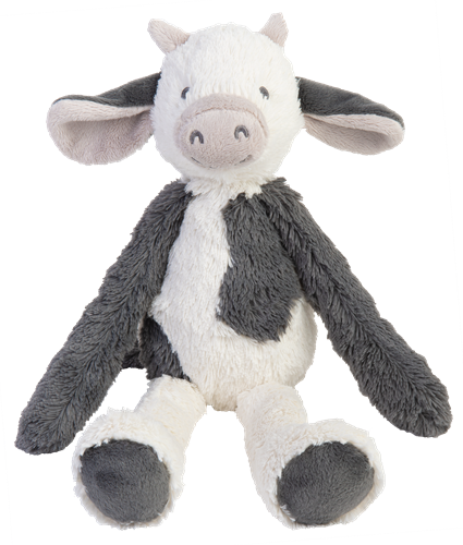 Happy Horse peluche Vaca Casper 38cm - muñeco suave blanco-negro