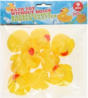 Patitos de baño juguete de baño amarillo set 9 piezas patitos de plástico