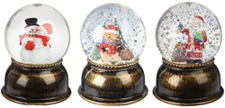 Bola de nieve Navidad luz LED XL multicolor decoración