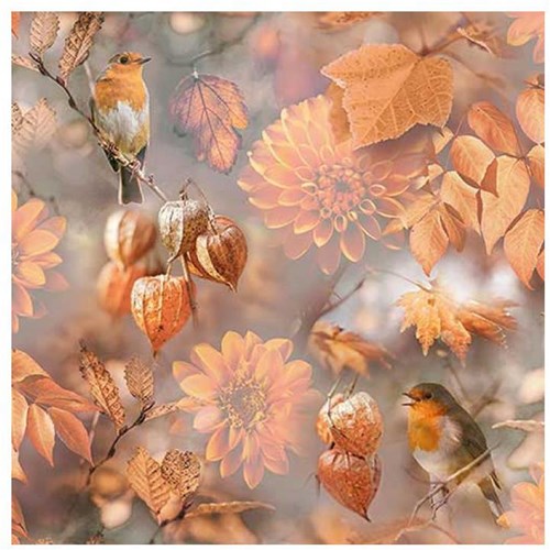 Ambiente servilletas decoración de mesa otoño 33cm papel FSC