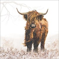 Ambiente servilletas de papel Highlander 33cm 20 unidades marrón decorativo