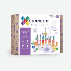 Connetix Bloques magnéticos pastel 120 piezas juguete educativo
