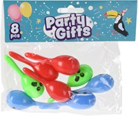 Maracas pelotas samba juguete colorido 8 piezas regalos fiesta niños