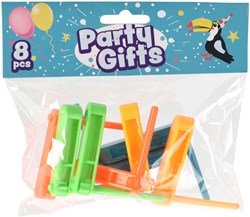 Ratel juguete set 8 sonajeros de plástico coloridos para fiestas niños