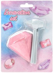 Set de excavación diamante juguete kit de descubrimiento para niños