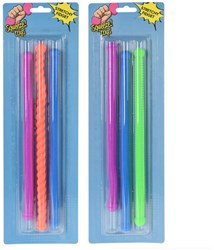 Stretch Fidget Noodle juguete set de 3 tiras coloridas