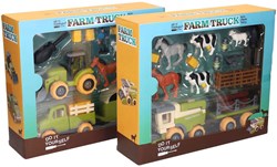 Boerderij Set de granja tractor juguete educativo de cartón para niños