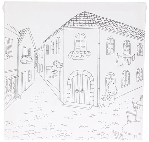 Set pintura lienzo 12 piezas acrílico juguete creativo niños-3