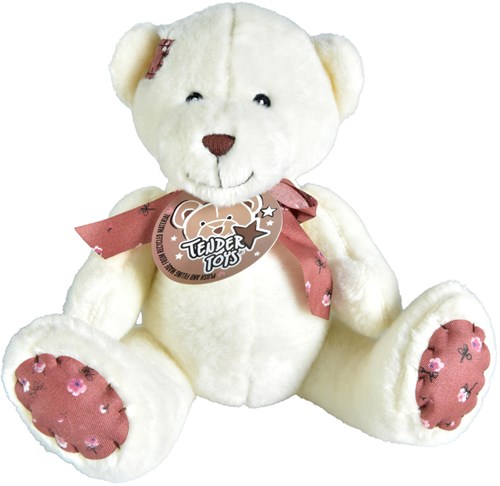 Oso de peluche con lazo multicolor para niños-2