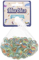 Canicas de vidrio set juguete colores variados 101 piezas canicas