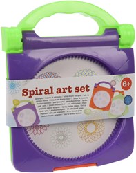 Tekenspiraal spirografo set juguete creativo multicolor para niños