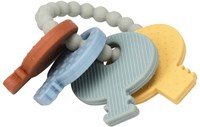 Anillo de dentición silicona llavero juguete bebé multicolor plástico-2