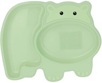 Plato bebé caballo animales vajilla silicona infantil amigable