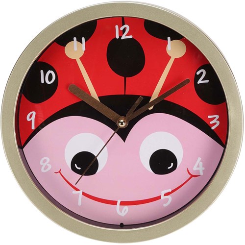 Reloj de pared habitación infantil rana - juguete educativo 20cm multicolor-2