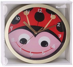 Reloj de pared habitación infantil rana - juguete educativo 20cm multicolor