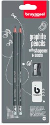 Borrador sacapuntas grafito Bruynzeel 2 HB