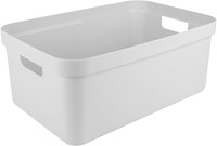 Sunware caja de almacenamiento plástico 45 litros blanco - guardar juguetes