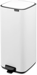 Brabantia cubo de pedal Bo 30 litros blanco - tapa soft-close
