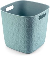 Curver Softex opbergmand Cube 15L blauwgroen