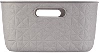 Curver cesta de almacenamiento Softex 12,5L taupe - cesta de plástico para juguetes-3