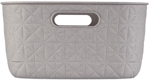 Curver cesta de almacenamiento Softex 12,5L taupe - cesta de plástico para juguetes-3