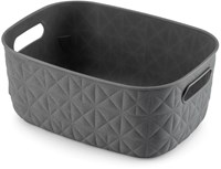 Curver cesta de almacenamiento Softex S 4L antracita - cesta de plástico