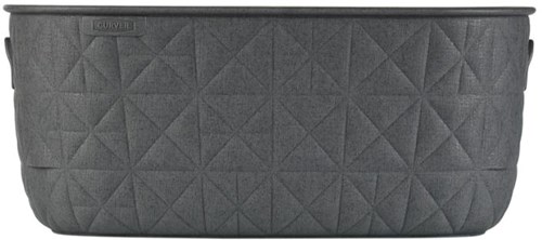 Curver cesta de almacenamiento Softex S 4L antracita - cesta de plástico-2