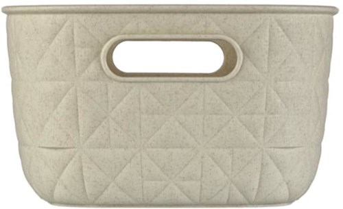 Curver cesta de almacenamiento Softex 4L blanco tiza - cesta de plástico para juguetes-3