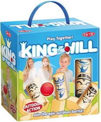 Juego de lanzamiento de madera King of the Hill - juego de habilidad al aire libre